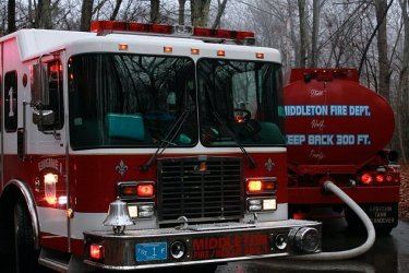 Fire Truck with Water Truck