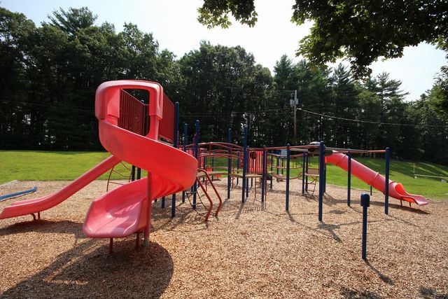 Slide, jungle gym of playground