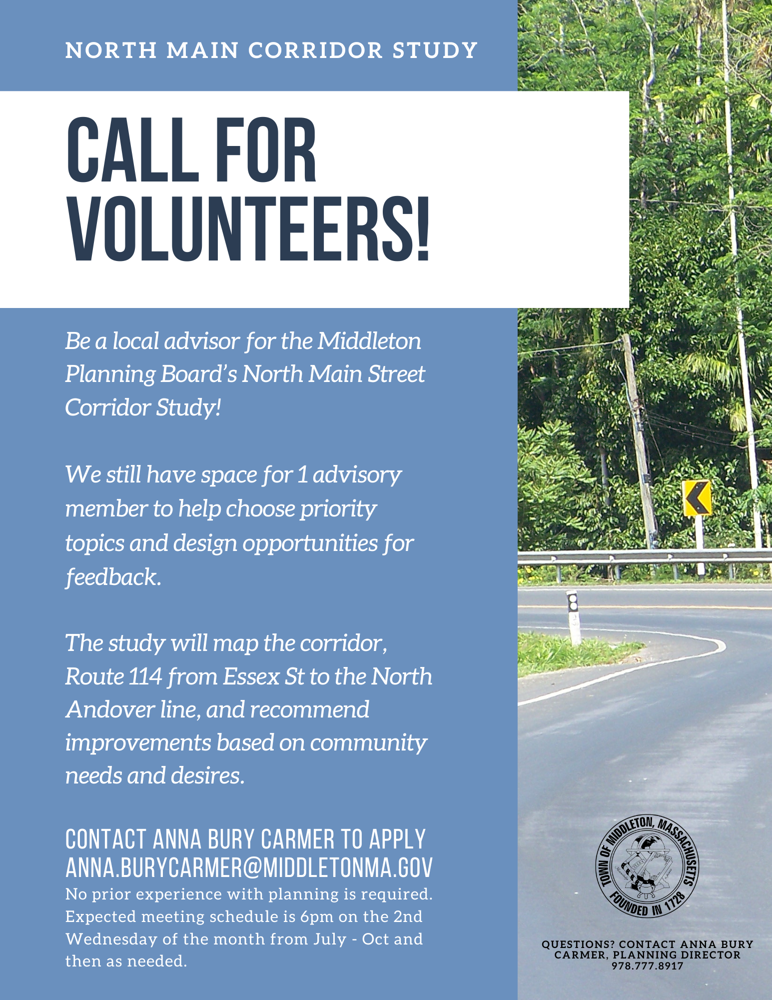 North Main Study Volunteers Updated July 22